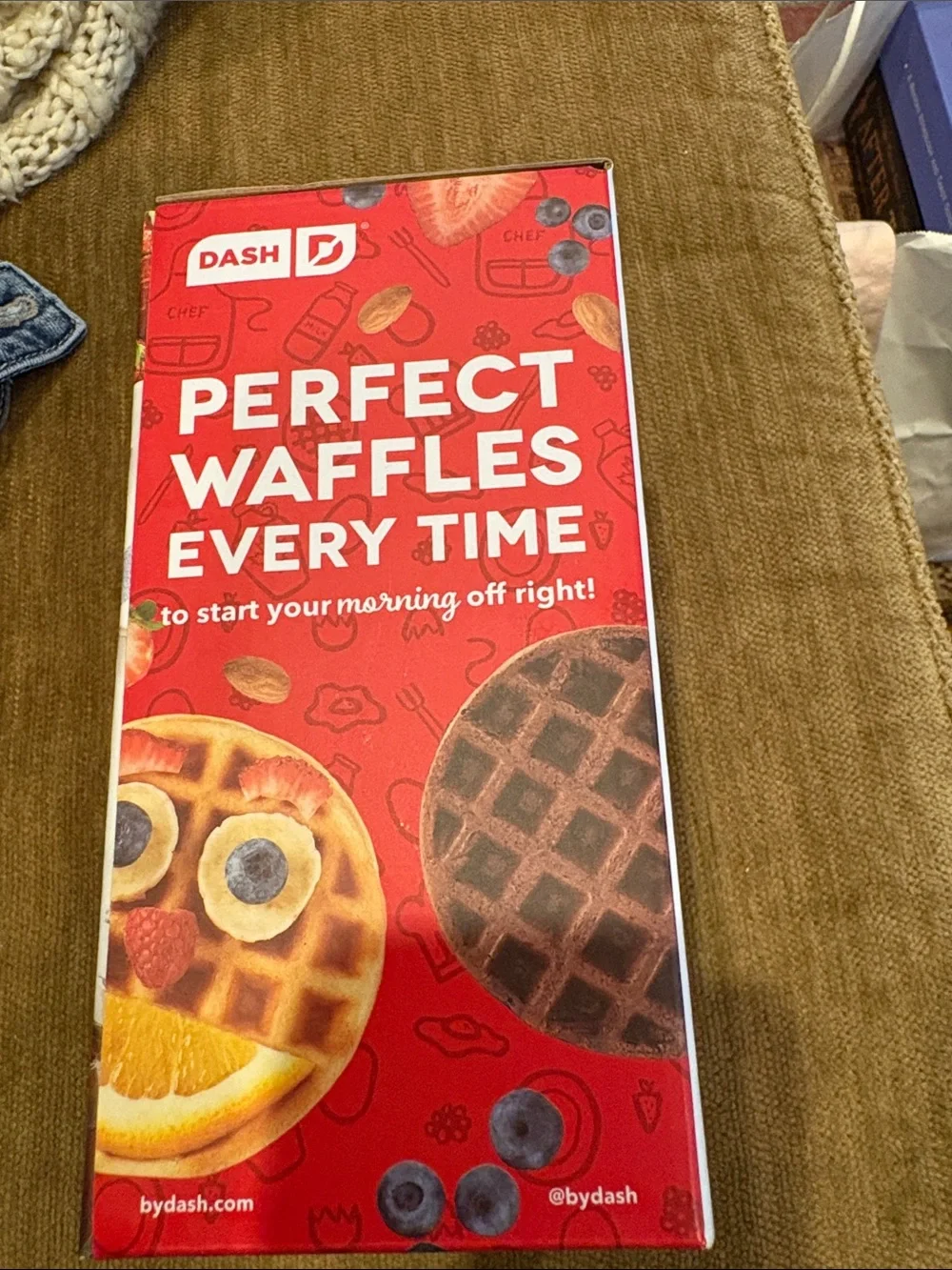 New Dash Mini Waffle Maker - Purple